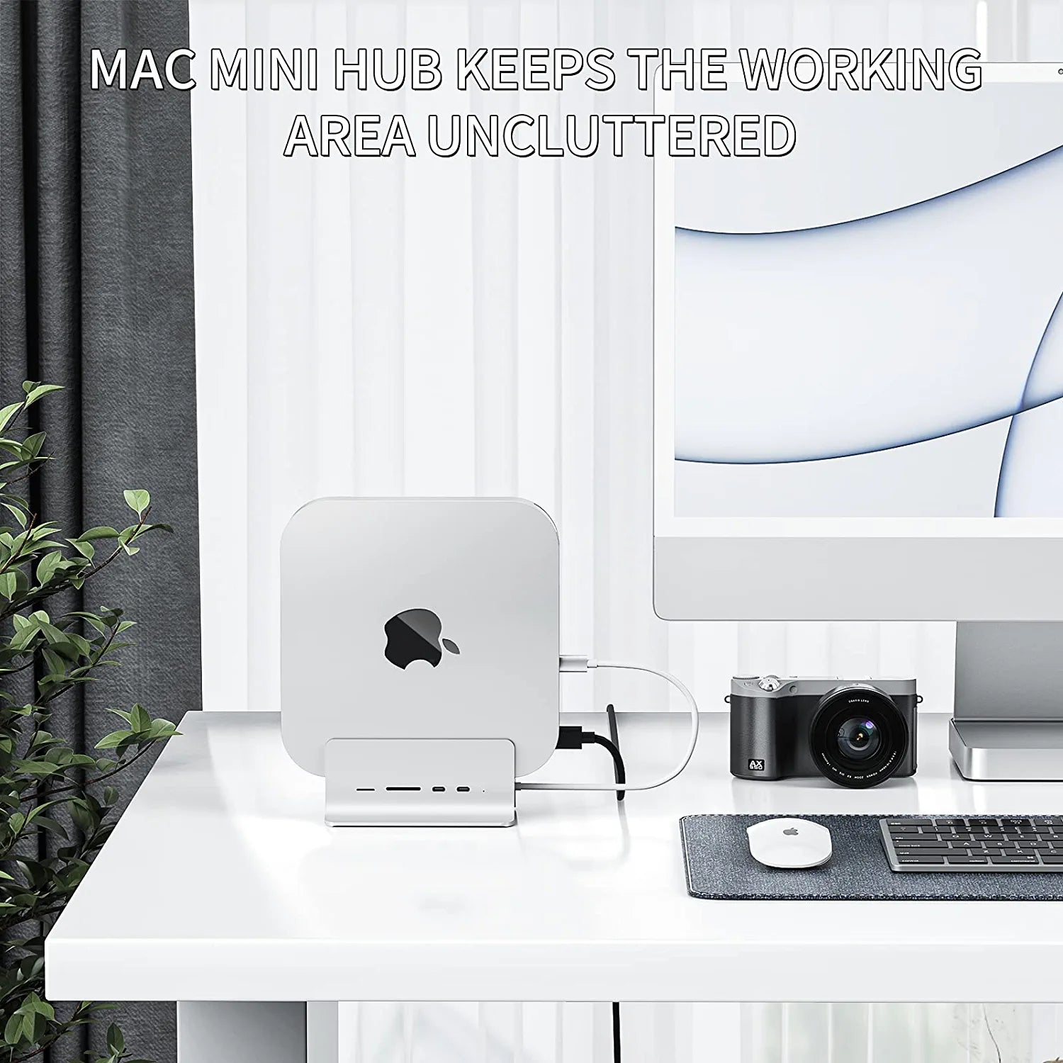 10GB TYPE-C Mac mini M1/M2 Stand & Docking Station | BD201A