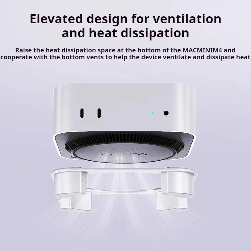 Aluminum Alloy Desktop Stand for Mac Mini M4/M4 Pro |MF43